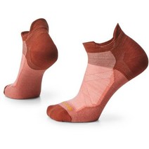 스마트울 Smartwool 바이크 제로 쿠션 로우 발목 양말 여성 오렌지 러스트 헤더, S, Orange Rust Heather