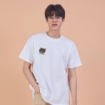 키밍 귀여운 곰 박스반팔티 롱반팔티 커스텀티