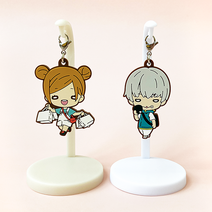 키링 거치대 러버마스코트 굿즈 진열대 캡슐토이 가챠 피규어 스탠드 최애행거, 트리플_쿨민트 1개