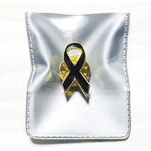장례식장리본 검정뱃지 블랙리본뱃지 추모 검정 블랙 뱃지 블랙리본브로치 리본 브로치