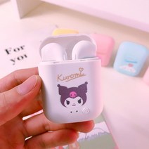 산리오 쿠로미 마이멜로디 귀여운 시나모롤 무선 이어폰 블루투스 가성비 캐릭터 이쁜, 쿠로미 + 표준