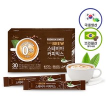 카페브루 스테비아 커피믹스 30T 무설탕 제로슈가 당료커피