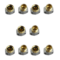 3/4 인치 또는 5/8 가든 호스 커넥터 암수 용 금속 멘더 수리 커플러, 1.GoldGray
