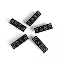 5pcs 0.28 인치 디지털 튜브 LED 디스플레이 4Bit 일반적인 양극/음극 0.28 "7 세그먼트 Led 보드, 4Bit-Anode
