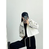 크롭 바람막이 숏 봄잠바 고어고프룩 러닝 재킷 등산 후드집업