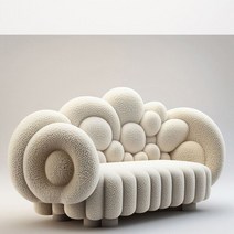 안락 의자 1인 양고기 양털 창의적인 인용 소파, 1.샤 잔