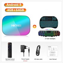 HK1BOX 8K Amlogic S905X3 스마트 TV 100m 안드로이드 9.0 듀얼 와이파이 1080P 4K Tvexpress Btv b11 Tve, [01] 미국 플매트 카펫 러그, [01] 4GB 32GB