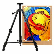 철제 그림 받침대 접이식 휴대용 이젤 액자 야외 미술 전시용 화판 거치대, 접이식 휴대용이젤(모델155)
