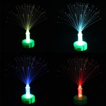 광섬유 LED 원형 램프(5개입), 단품