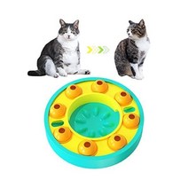 QQQNG 913511 KADTC 고양이 강아지 모두에게 사용되는 퍼즐 장난감 뇌 새끼 정신 키티 정신적으로 하는 피더 인터랙티브 실내 간식 디스펜서 음식 디스펜싱 볼 스마트 게임, LEVEL-1, 고양이 간식 퍼즐 B