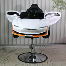 미용실 자동차 의자 이발 전기차 카시트 헤어 어린이 샵, J