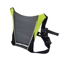 나를그리다 야간 라이딩 LED 조끼 자전거 킥보드 안전 반사 밴드 벨트, 블랙