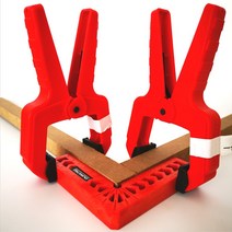 목공 코너 클램프 L직각 포지셔닝 고정 클램핑 지그 4pcs, 4인치 100MM 클램핑력 15KG-4개