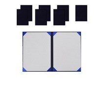 에코청운 우단상장케이스 A4, 군청, 48개