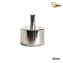 야토 다이아몬드 코팅 세라믹 유리 타일 홀쏘 홀쇼 홀커터 코아드릴비트 3-70mm, YT-GL45mm