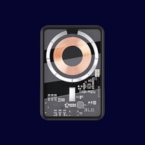 리아 투명 아이폰 갤럭시 맥세이프 23W PD 고속 무선 충전 보조배터리 10000mAh