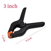2/3 인치 고정 클립 조절 클램프 목공 도구 하드 그립 래칫 릴리스 스퀴즈 DIY 핸드 툴, 02 3inch_04 10pcs