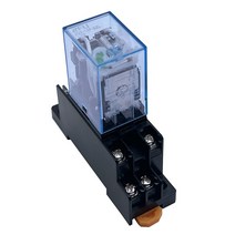 전기 릴레이 전원 코일 릴레이 220/240V AC 10A 8PIN 코일 전원 릴레이 DPDT LY2 HH62P HHC68A-2Z 소켓베, 05 220V_01 AC