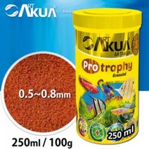 ART 아트아쿠아 프로트로피 250mL (모든 소형 중형 사료) 어항 사료 새우 베타 구피 먹이 사료, 단품