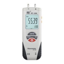 복합가스측정기 HTI HT-1890 휴대용 LCD 디지털 압력 측정기 공기 압력 측정기 차동 압력 게이지 미터, 1개