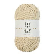 니뜨 코튼돌 뜨개실(50g) (10+1) [뜨개실도안제공] 면혼방실 인형실 소품실 초보코바늘실 코바늘실 블랭킷실 뜨개실 털실 가방실 손뜨개실, 35_연베이지