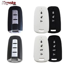 코란도C 렉스턴W) 3버튼 (투리스모 쌍용 4버튼 실리콘 스마트키케이스 구형 코란도스포츠, 4버튼_옐로우