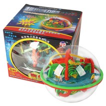 매직 100 레벨 3D 입체 지능 볼 미로 볼 볼 장난감 비행 접시-134837, 옵션02