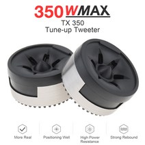 트위터 2pcs 350W 자동차 오디오 시스템 용 고효율 미니 돔 스피커