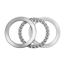 Uxcell 51110 스러스트 볼 베어링 50mm x 70mm 14mm 크롬 스틸 단방향 롤링 방향 USA 미국, 90mmx120mmx22mm