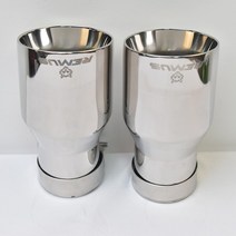 가변배기 자동차 밝은 배기 테일 파이프 스테인레스 스틸 베벨 엣지, 중국, 67-101mm