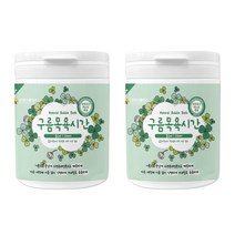 버블데이 구름목욕시간 파우더 거품입욕제 클로버 500g 2개