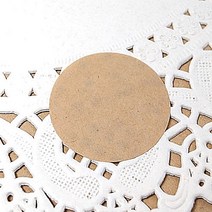 스티커 원형무지 35mm B-178 크라프트지 192개