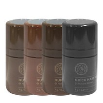 더페이스샵 퀵 헤어 퍼프 2개/ 헤어섀도우 헤어라인, 1호 내추럴브라운x2개