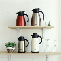 에지리 보온주전자 보온포트, 실버, 0.8L