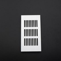 호환 창문형 산업용 가정용 소형 미니 환기 팬 배기휀 흡출기 알루미늄 합금 캐비닛 에어 벤트 블랙 장식 커버 구멍 플러그 그릴 옷장 찬장 하드웨어 액세서리, Silver, 150mm, 500mm