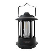 이고웰 빈티지 다이얼 감성 캠핑랜턴 충전식, 블랙, 1개