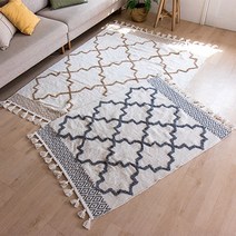 테슬 러그 (2size/2color) 거실 단모 미니러그 인도산카페트