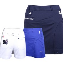나나스포츠 여성 버튼 랩 골프 반바지 ASBU4003
