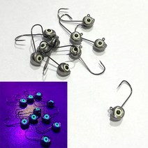 풍월주 볼락 지그헤드 대용량 볼락루어 야광 바늘 전갱이 소형지그헤드, 야광눈(20개입), 2.5g