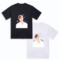 강다니엘 커스텀 국내산 고급 면 반팔 티셔츠 개인소장용 선물용