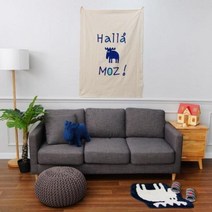 모즈 순면 인테리어 포인트 가리개 패널 커튼