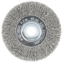 스마토 브러시 원형 철 스테인리스 나일론 청소 배관, 원형스테인리스8x5/8