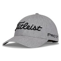 타이틀리스트(Titleist) 남성 골프 모자 투어 클래식 캡 TH22WTCLA BKWT, 헤자 그레이/블랙