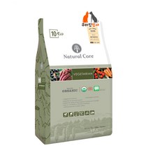네츄럴코어 에코10 베지테리안 작은알(9mm) 6kg+치킨/덕&피쉬본1종(디톡스를 위한 채식 레시피풍부한 섬유질 함유 무육류 유기농 식품 육류 단백질로 인한 피부알러지에 도움), 에코10 베지테리안 작은알 6kg+덕&피쉬본1종