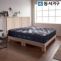 동서가구 숲 편백나무 100% 프레임 슬림헤드 원목 침대 킹 K (매트제외) DF640943, 내추럴