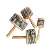 와이든 카바사 쉐이커 원목 우드 카바사 리듬악기, 직경9cm