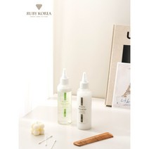 루비 캐비아 실크펌 1제 200ml 2제 200ml 저자극 셀프 손상 극손상 파마약, 1세트