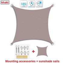 파고라제작 야외 캐노피 정원 파티오용 대형 방수 차양 항해 캠핑 3x6m, 18.Sails and Accessorie - 3x6m