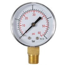 Homgeek 0~60psi 0~4bar 50mm 1/4