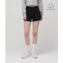 MUSA STANDARD 우먼즈 돌핀 쇼츠 블랙 WOMENS DOLPHIN SHORTS BLACK MWBKK201-BK